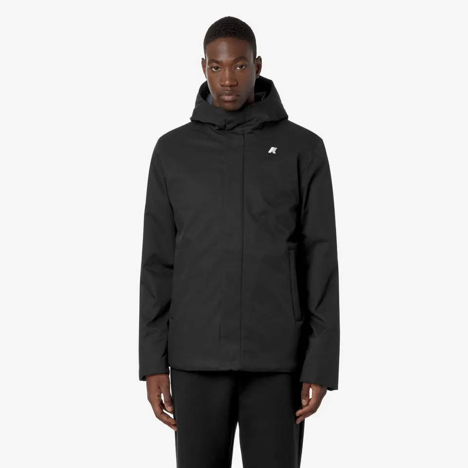 k-way-jacko-twill-marmotta-veste-courte-homme-black-p-blue-a image 1