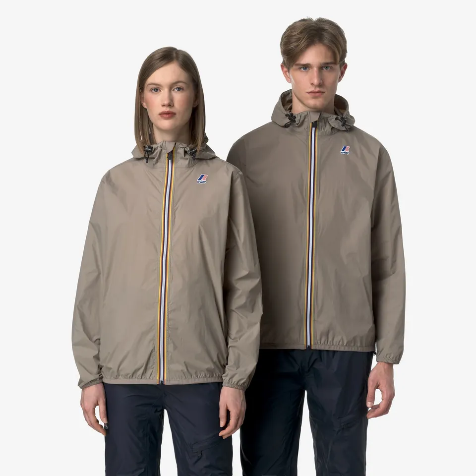 k-way-le-vrai-4-0-claude-veste-beige-taupe-unisexe image 1