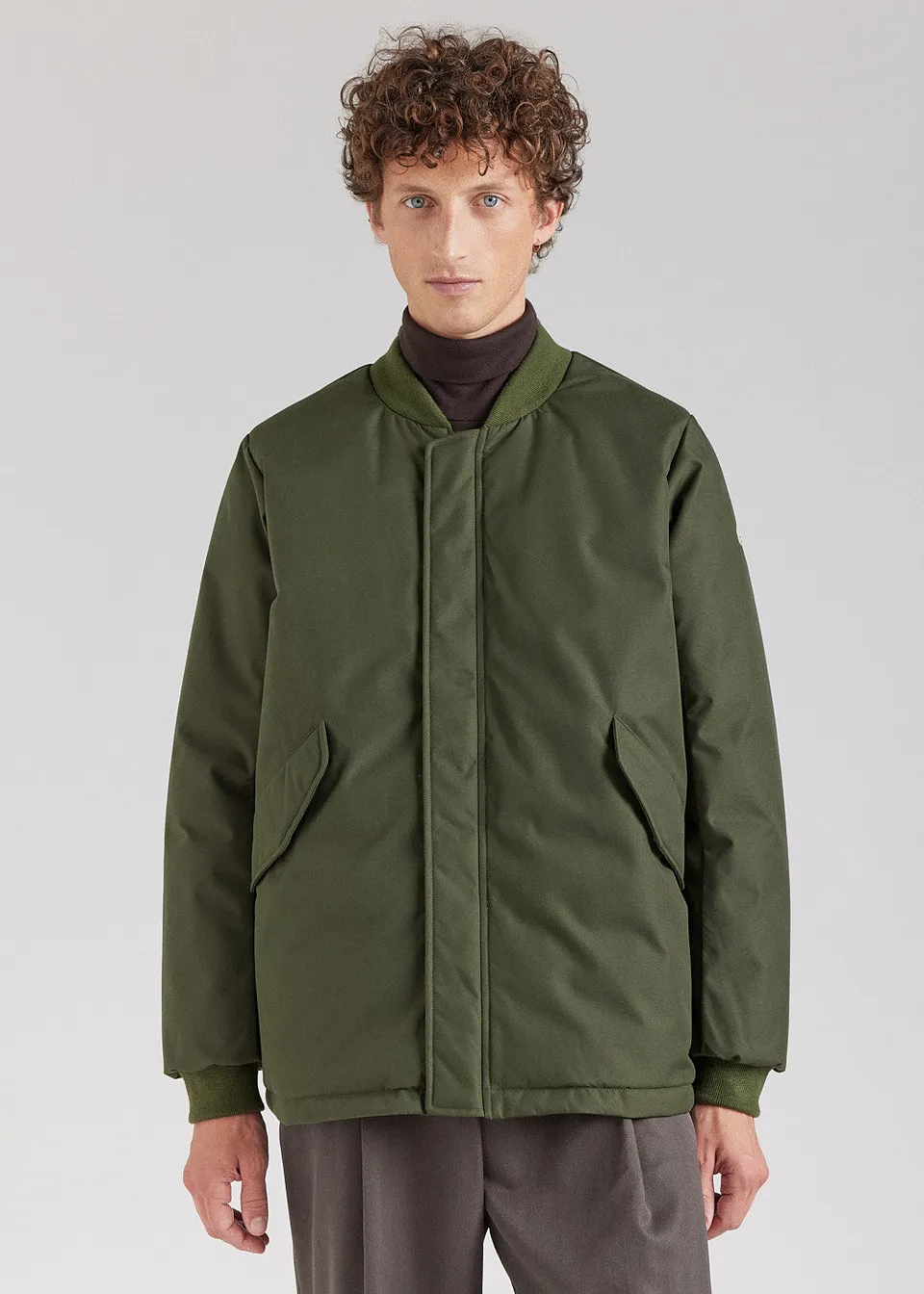 pyrenex-blouson-en-duvet-soulom-deep-khaki image 1