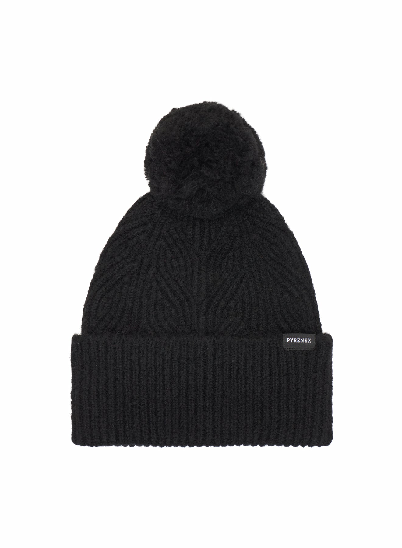 bonnet-pompon-pyrenex-elur-noir image 2