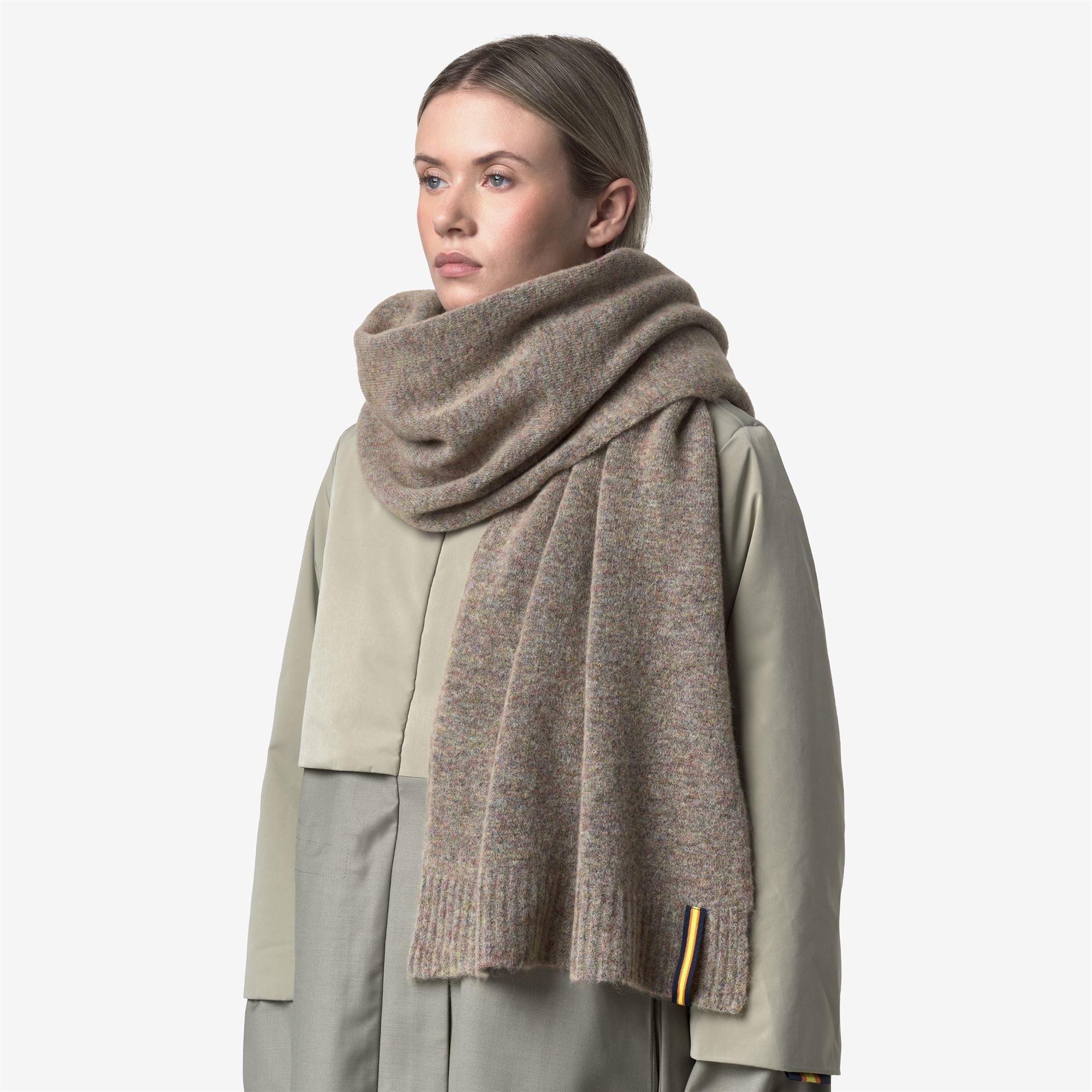 k-way-eryt-wool-stretch-charpe-femme-pink-dust-mix image 1