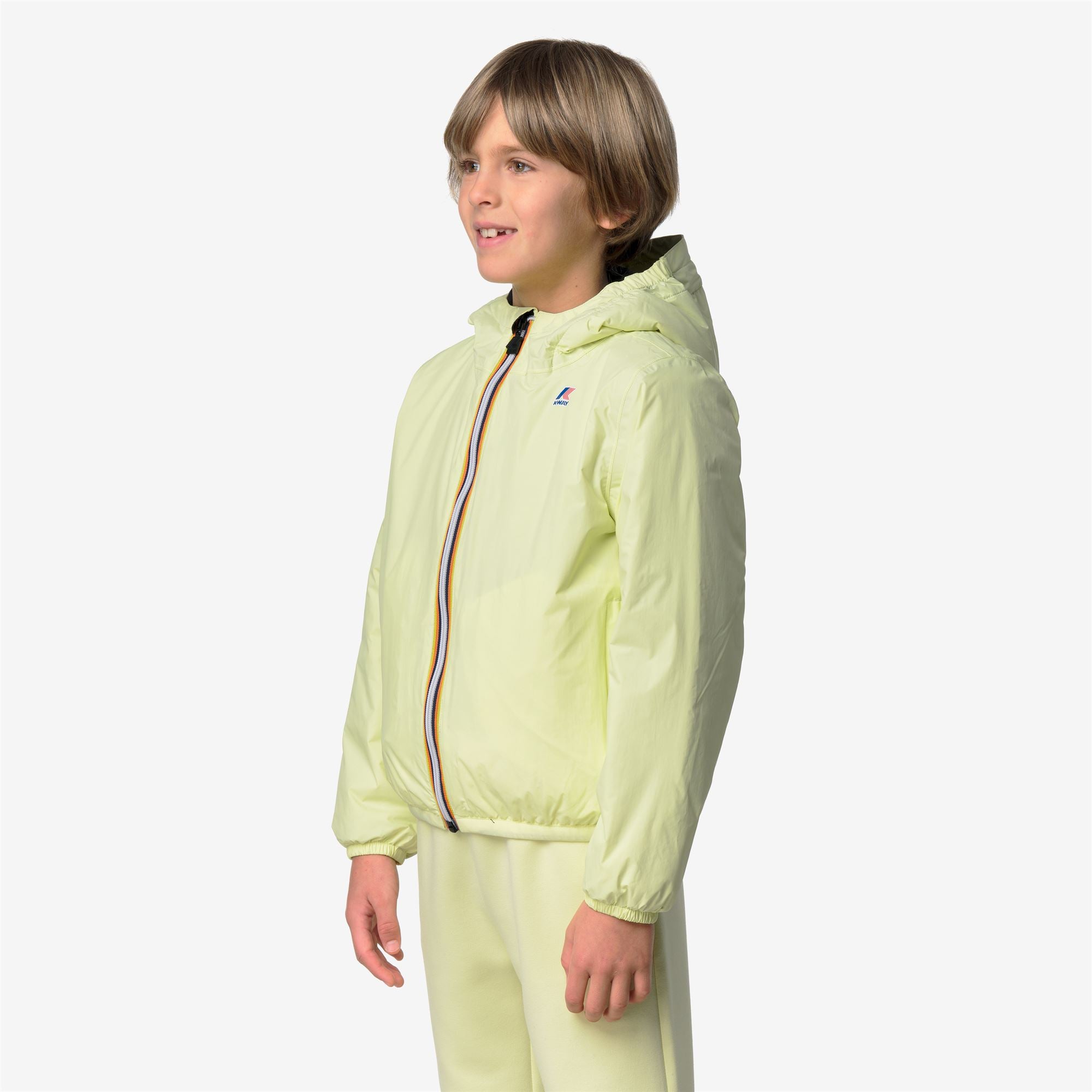 k-way-le-vrai-4-0-claude-warm-veste-milieu-enfant-yellow-lime image 3