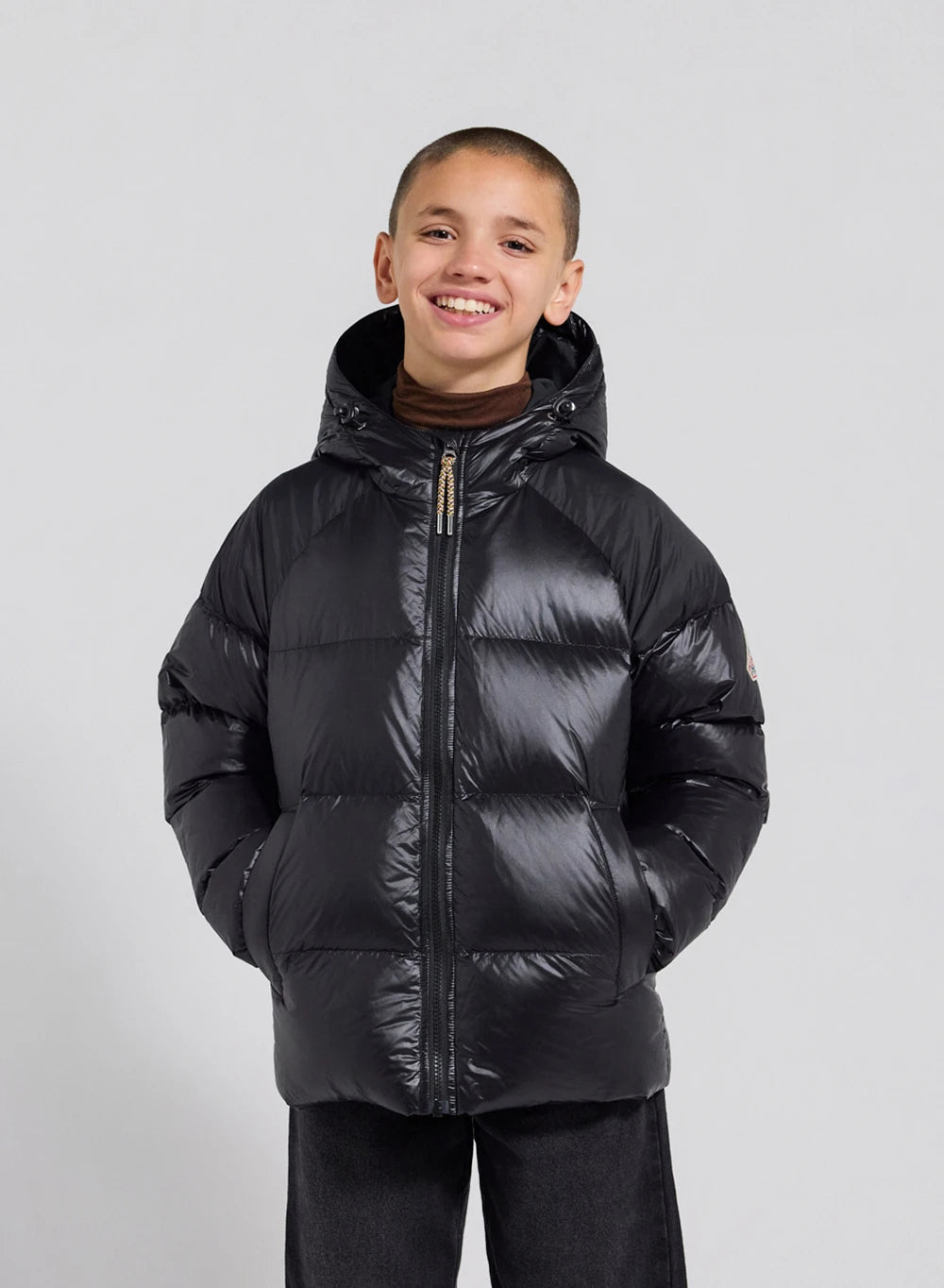 pyrenex-sten-doudoune-capuche-enfant-unisexe-noire image 1